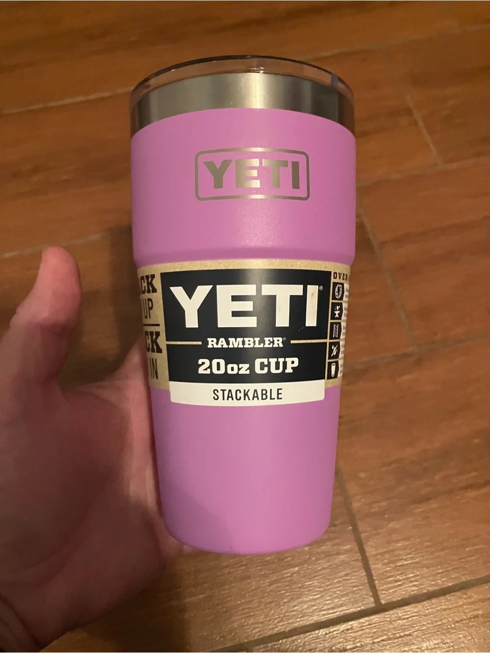 Brand new Yeti 20 oz. Rambler Stackable Cup - Desert Bloom Purple